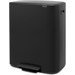 Brabantia Bo Pedal Bin 60 Liter Matt Black 