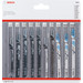 Bosch Professional 10-teiliges Stichsägeblatt-Set (universal) Main Image