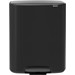 Brabantia Bo Pedal Bin 60 Liter Matt Black Main Image