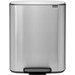 Brabantia Bo Pedal Bin 60L Stainless Steel Fingerprint-Proof Main Image