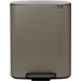 Brabantia Bo Pedal Bin 2x 30L Platinum Main Image