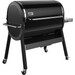 Weber SmokeFire EX6 GBS Wood Fired Pellet Grill left side