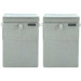 Brabantia 2 Laundry boxes 35L - Green Main Image