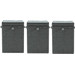 Brabantia 3 Laundry Boxes - 35L Per Box - Pepper Black Main Image