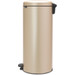 Brabantia NewIcon Treteimer 30 Liter Metallic Gold rechte seite