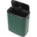 Brabantia Bo Touch Bin 60 Liter Pine Green + Müllbeutel (120 Stück) oberseite