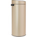 Brabantia Touch Bin 30 Liter Metallic Gold rückseite