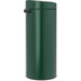 Brabantia Touch Bin 30 Liter Pine Green rückseite