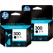 HP 300 Cartridges Black Duo Pack Main Image