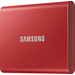 Samsung T7 Portable SSD 2TB Red - Duo Pack detail