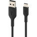 Belkin USB-A to USB-C Cable 1m Plastic Black Main Image