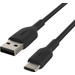 Belkin USB-A to USB-C Cable 1m Plastic Black 