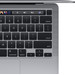 Apple MacBook Pro 13 Zoll (2020) 16 GB/512 GB Apple M1 Space Grau QWERTY detail