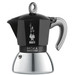 Bialetti New Moka Induction Schwarz 4 Tassen vorne