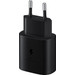 Samsung Super Fast Charging Charger 25W + USB-C Cable 1m Plastic Black front