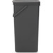 Brabantia Sort & Go 40 Liter Dark Grey rechte seite