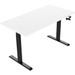 Euroseats Hand Crank Desk 160x80 Black/White left side