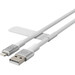 Apple 12W USB Charger + BlueBuilt USB-A to Lightning Cable 1.5m Nylon White detail