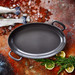 GreenPan Craft Oval Fish Pan product in use