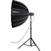 Parabolische Nanlite-Softbox 120 cm (Easy-up) linke seite