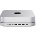 Satechi Aluminium Mac Mini Stand Hub Silber 