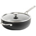 KitchenAid Forged Hardened Aluminum High-sided Skillet with Lid 28cm Main Image