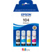 Epson 104 Tintenflaschen Multipack Farbe Main Image