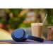 Sony WH-1000XM4 Blue product in use