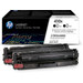 HP-Toner-Doppelpack 410X Schwarz (hohe Kapazität) verpackung