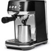 Sage the Bambino Plus Black Stainless + Coffee Grinder right side