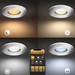 Philips Hue Xamento Recessed Spot Light Bathroom Chrome White and Color 2-pack product in use