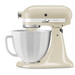 KitchenAid 5KSM2CB5PWS Rührschüssel Weiß 4,7 l produkt in gebrauch