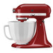 KitchenAid 5KSM2CB5PWS Rührschüssel Weiß 4,7 l produkt in gebrauch