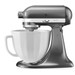 KitchenAid 5KSM2CB5PWS Rührschüssel Weiß 4,7 l produkt in gebrauch