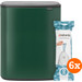 Brabantia Bo Touch Bin 2 x 30 Liter Pine Green + Müllbeutel (120 Stück) Main Image