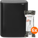 Brabantia Bo Touch Bin 60 Liter Mattschwarz + Müllsäcke (120 Stück) Main Image