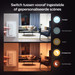 Philips Hue Runner 3-Spot Mounted Spot Light White Ambiance Black + Dimmer visual supplier