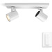 Philips Hue Runner 2-Spot Mounted Spot Light White Ambiance White + Dimmer front