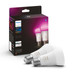 Philips Hue White and Color E27 800lm Duo Pack packaging