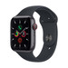 Apple Watch SE 4G 44mm Space Grau Aluminium Mitternacht Sportarmband rechte seite