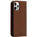 BlueBuilt Apple iPhone 12 Pro Max Book Case Leather Brown right side