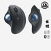 Logitech M575 ERGO Kabelloser Trackball Maus Graphite 