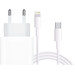 Apple USB-C Charger 20W + Lightning Cable 1m Plastic White Main Image