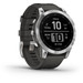 Garmin Fenix 7 Silber 47 mm linke seite