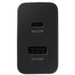 Samsung Super Fast Charging Charger with 2 USB Ports 35W Black front