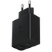 Samsung Super Fast Charging Charger with 2 USB Ports 35W Black right side