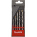 Makita Stone Drill Bit Set 5-piece Main Image