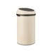 Brabantia Touch Bin 60 Liter Soft Beige rückseite