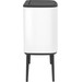 Brabantia Bo Touch Bin Mülleimer 11 + 23 Liter White + Müllsäcke (320 Stück) 