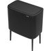 Brabantia Bo Touch Bin 11 + 23L Matte Black 